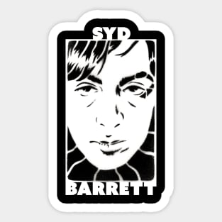 SYD BARRETT STENCIL Sticker